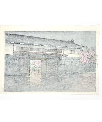 Estampe Japonaise de Hasui Kawase | Pluie de printemps au Palais impérial livraison gratuite