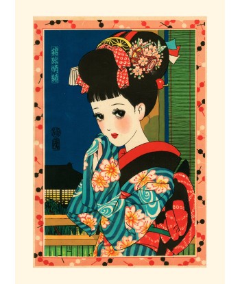 Jeune fille le soir de Junichi Nakahara |  Reproduction Fine Art sélection de produits