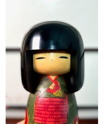 Kokeshi Créative Vintage de Kunio Miyagawa | Camélia Rouge À commander