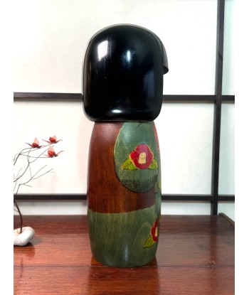 Kokeshi Créative Vintage de Kunio Miyagawa | Camélia Rouge À commander