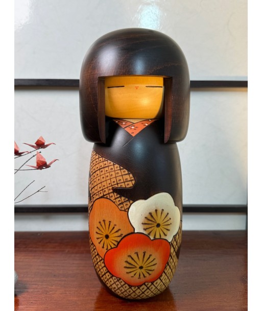 Kokeshi Créative Vintage de Usaburo | "Juko", Fleurs de cerisier la livraison gratuite