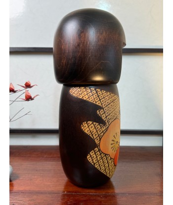 Kokeshi Créative Vintage de Usaburo | "Juko", Fleurs de cerisier la livraison gratuite