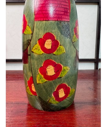 Kokeshi Créative Vintage de Kunio Miyagawa | Camélia Rouge À commander