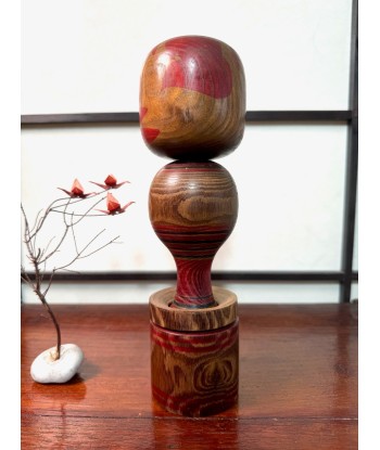 Kokeshi traditionnelle de Nagao Masayoshi | style Togatta - Yamiyo sur le site 