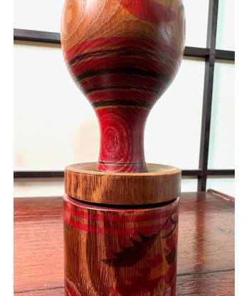 Kokeshi traditionnelle de Nagao Masayoshi | style Togatta - Yamiyo sur le site 