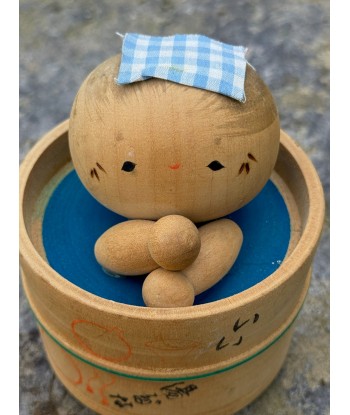 Kokeshi souvenir vintage de Kinosaki Onsen | Bébé dans son bain Paris Déstockage Promo