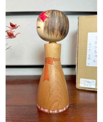 Kokeshi Créative vintage de Miho Sasaki | Ribon chan, petite fille au ruban une grave pollution 