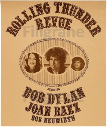 BOB DYLAN ROLLING THUNDER Rklj POSTER/REPRODUCTION  d1 AFFICHE VINTAGE le concept de la Pate a emporter 