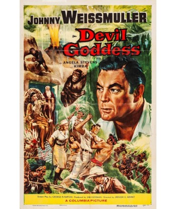 DEVIL GODDESS  FILM Rpiz POSTER/REPRODUCTION  d1 AFFICHE VINTAGE pas cher 