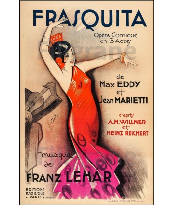 FRASQUITA OPéRA COMIQUE Rpkn POSTER/REPRODUCTION  d1 AFFICHE VINTAGE Comparez et commandez 