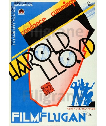 HAROLD LLOYD  FILM Rinf POSTER/REPRODUCTION  d1 AFFICHE VINTAGE les ligaments