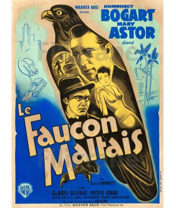 Le FAUCON MALTAIS  FILM Rnzt POSTER/REPRODUCTION  d1 AFFICHE VINTAGE Les magasins à Paris et en Île-de-France