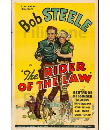 RIDER of the LAW  FILM Razy POSTER/REPRODUCTION  d1 AFFICHE VINTAGE pas cher