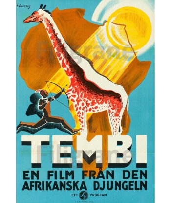 TEMBI  FILM Rkka POSTER/REPRODUCTION  d1 AFFICHE VINTAGE une grave pollution 