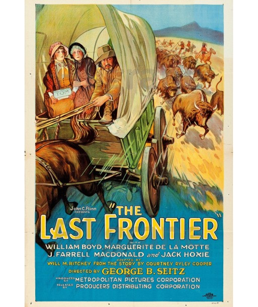 The LAST FRONTIER  FILM Rjqz POSTER/REPRODUCTION  d1 AFFICHE VINTAGE le concept de la Pate a emporter 