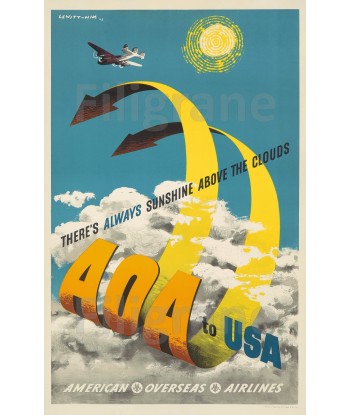 AOA USA AVION Rpga-POSTER/REPRODUCTION  d1 AFFICHE VINTAGE prix