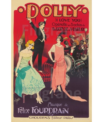 DOLLY OpéRETTE Rpia-POSTER/REPRODUCTION  d1 AFFICHE VINTAGE français