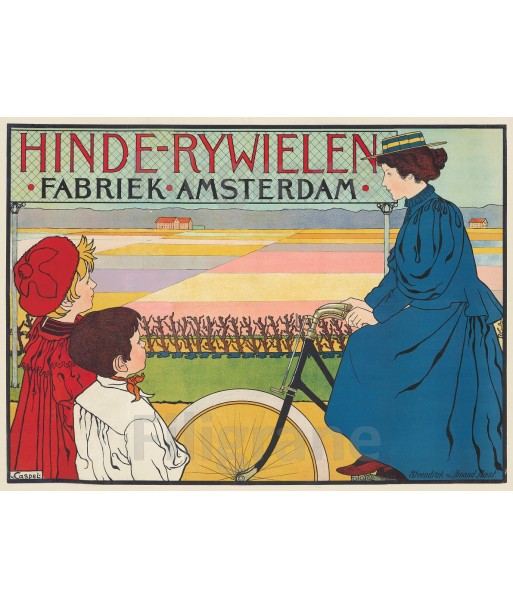 HINDE RYWIELEN VéLO Rrff-POSTER/REPRODUCTION  d1 AFFICHE VINTAGE vous aussi creer 