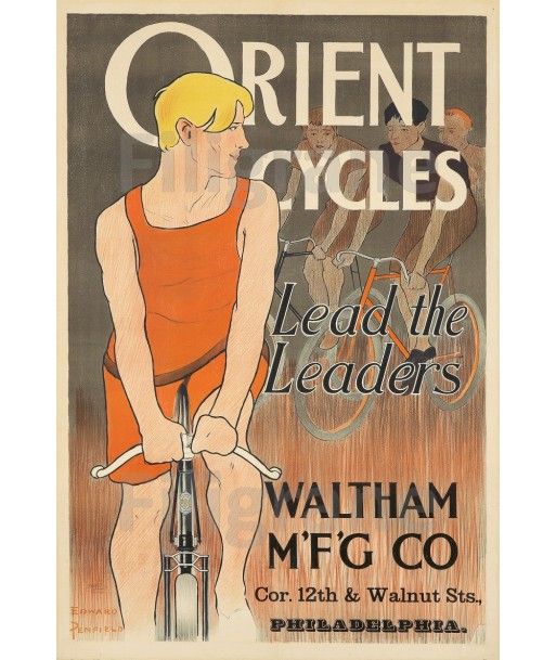 ORIENT CYCLES VéLO Ropo-POSTER/REPRODUCTION  d1 AFFICHE VINTAGE 50-70% off 