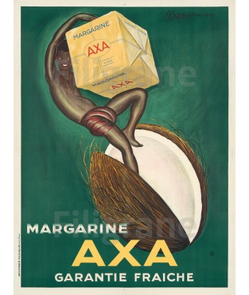 PUB AXA MARGARINE Rcla-POSTER/REPRODUCTION  d1 AFFICHE VINTAGE l'achat 