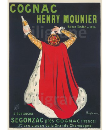 PUB COGNAC Henry MOUNIER Rkrb-POSTER/REPRODUCTION  d1 AFFICHE VINTAGE les ctes