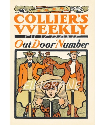 PUB COLLIER'S WEEKLY Rjbr-POSTER/REPRODUCTION  d1 AFFICHE VINTAGE 50-70% off 