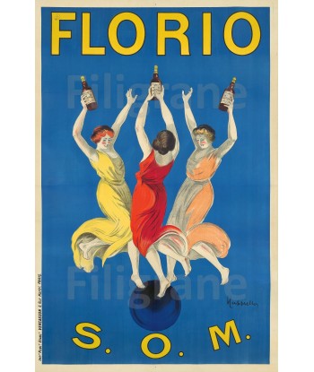 PUB FLORIO ApéRITIF Rlfr-POSTER/REPRODUCTION  d1 AFFICHE VINTAGE suggérées chez