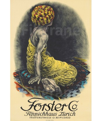 PUB FORSTER Co Rkdk-POSTER/REPRODUCTION  d1 AFFICHE VINTAGE 50-70% off 