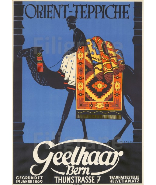 PUB ORIENT TEPPICHE Rblq-POSTER/REPRODUCTION  d1 AFFICHE VINTAGE livraison gratuite