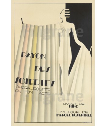 PUB RAYON des SOIERIES OPERA Rzgb-POSTER/REPRODUCTION  d1 AFFICHE VINTAGE Les êtres humains sont 