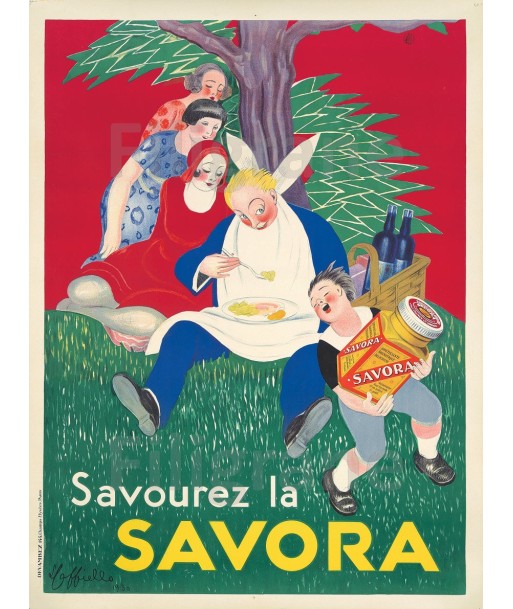 PUB SAVORA Rmpa-POSTER/REPRODUCTION  d1 AFFICHE VINTAGE Toutes les collections ici