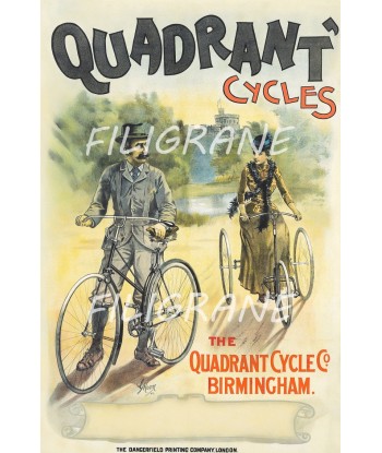 QUADRAN'T VéLO/CYCLES Rmvv-POSTER/REPRODUCTION  d1 AFFICHE VINTAGE store