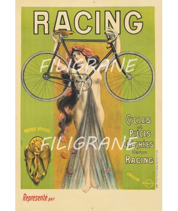 RACING VéLO/CYCLES Rwzg-POSTER/REPRODUCTION  d1 AFFICHE VINTAGE les ctes