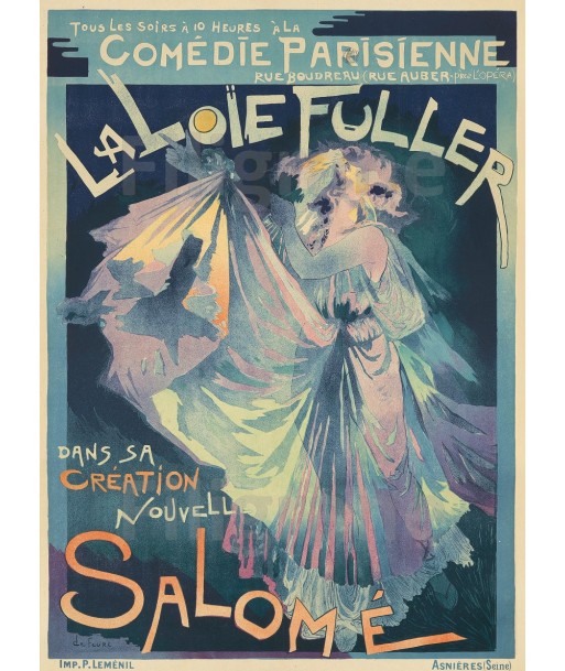 SPECTACLE LOÏE FULLER SALOMé Rncx-POSTER/REPRODUCTION  d1 AFFICHE VINTAGE Comparez et commandez 