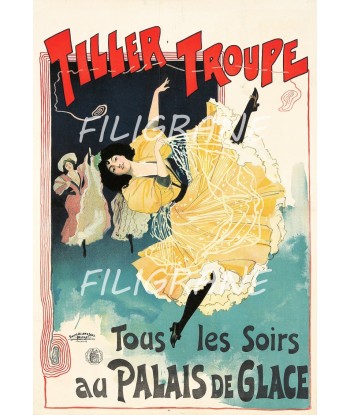 SPECTACLE TILLER TROUPE DANSE Rjvg-POSTER/REPRODUCTION  d1 AFFICHE VINTAGE commande en ligne