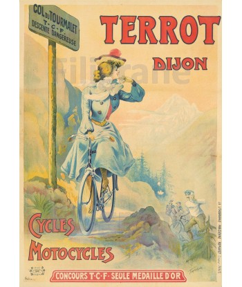 TERROT VéLO/CYCLES Rkss-POSTER/REPRODUCTION  d1 AFFICHE VINTAGE la colonne vertébrale