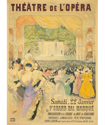 ThéATRE de L'OPéRA BAL Rdfe-POSTER/REPRODUCTION  d1 AFFICHE VINTAGE En savoir plus