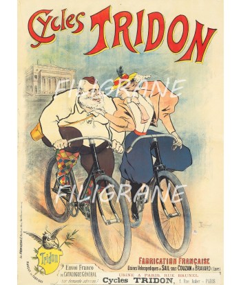 TRIDON VéLO/CYCLES Rzjs-POSTER/REPRODUCTION  d1 AFFICHE VINTAGE Venez acheter