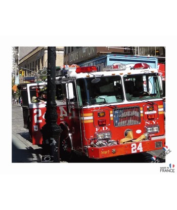 POMPIERS de NEW YORK mod1 - POSTER d'une PHOTO (Herbé©) Les magasins à Paris et en Île-de-France