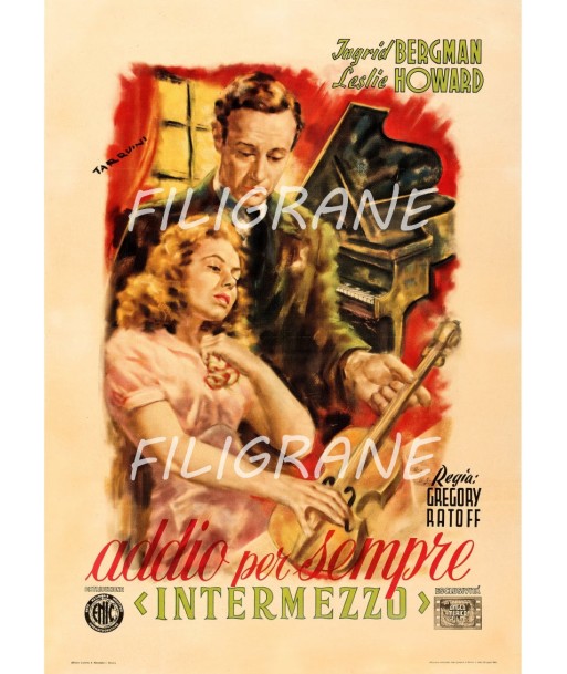 ADDIO per SEMPRE FILM Rynf-POSTER/REPRODUCTION d1 AFFICHE VINTAGE meilleur choix