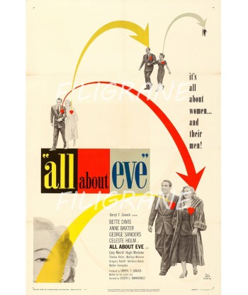 ALL ABOUT EVE FILM Rqdc-POSTER/REPRODUCTION d1 AFFICHE VINTAGE ouvre sa boutique