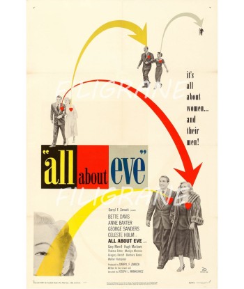 ALL about EVE FILM Rzor-POSTER/REPRODUCTION d1 AFFICHE VINTAGE l'achat 