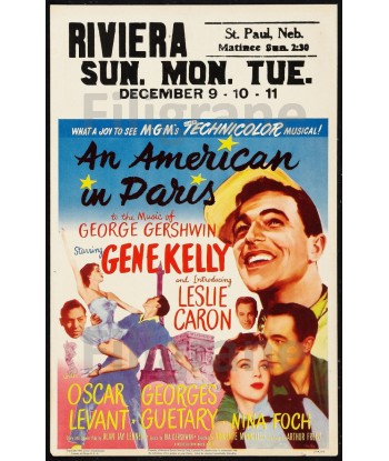 AN AMERICAN IN PARIS FILM Rgmt-POSTER/REPRODUCTION d1 AFFICHE VINTAGE s'inspire de l'anatomie humaine