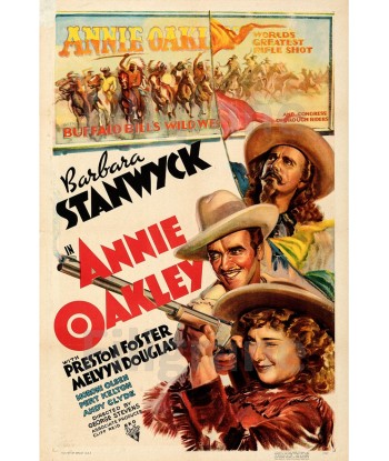 ANNIE OAKLEY FILM Rxvf-POSTER/REPRODUCTION d1 AFFICHE VINTAGE 2023