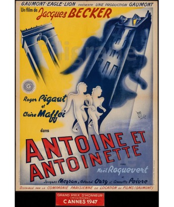 ANTOINE et ANTOINETTE FILM Rvrb-POSTER/REPRODUCTION d1 AFFICHE VINTAGE pas cher 