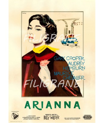 ARIANNA FILM Rodf-POSTER/REPRODUCTION d1 AFFICHE VINTAGE Dans la société mordern