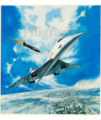 AVION CONCORDE Rowa-POSTER/REPRODUCTION d1 AFFICHE VINTAGE 50-70% off 