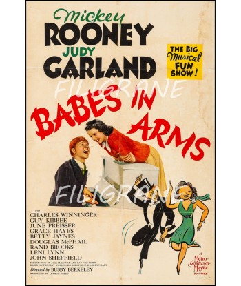 BABES in ARMS FILM Rpzc-POSTER/REPRODUCTION d1 AFFICHE VINTAGE Dans la société mordern