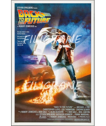 BACK to the FUTURE FILM Rplm-POSTER/REPRODUCTION d1 AFFICHE VINTAGE Les magasins à Paris