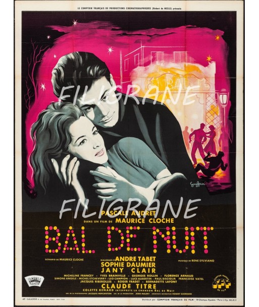 BAL de NUIT FILM Ryvc-POSTER/REPRODUCTION d1 AFFICHE VINTAGE Comment ça marche